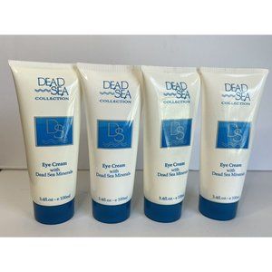 lot of 4 Dead Sea Collection Eye Cream with Minerals 3.4 fl oz Bottles